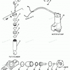 H0858F88A Parts Breakdown Tilt Cylinder, Trim Cylinder, Motor & Pu...