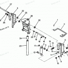 H0858N88A Swivel Bracket And Stern Brackets Models With Power Trim