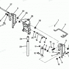 H0858T88A Swivel Bracket And Stern Brackets Models With Power Trim