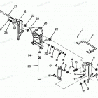 H0858V88A Swivel Bracket And Stern Brackets Models With Power Trim