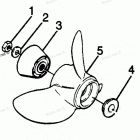 H1258D88C Straight Hub Props