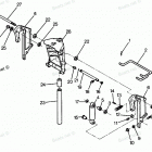 H1258F88A Swivel Bracket And Stern Brackets Models With Power Trim
