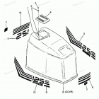 H1258M88C Engine Cover Bayliner Models