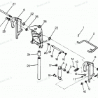 H1258T88B Swivel Bracket And Stern Brackets Models With Power Trim