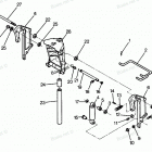H1258V88A Swivel Bracket And Stern Brackets Models With Power Trim