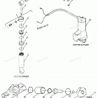 H1258V88B Parts Breakdown Tilt Cylinder, Trim Cylinder, Motor & Pu...