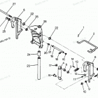 H1258V88B Swivel Bracket And Stern Brackets Models With Power Trim
