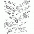 Bayou 300 4X4 (KLF300-C3) Drive shaft(rear)