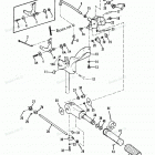 H0152184C Tiller Handle And Throttle Linkage (84a-92b & Ser. # E00...