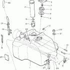 VIKING VK540 III VK540EK ТОПЛИВНЫЙ БАК