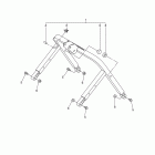 FX NYTRO SE 153 FX10M53SAB/FX10M53SAL Кронштейн крепления (паук рулевой)