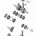 Freeride 137 & 146 & 154 800RETEC XP Коленвал и поршни