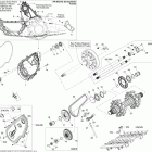 Freeride 154 800R E-TEC (Racing) Приводная система