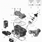 MXZ TNT & Sport 600 XP Цилиндр и головка