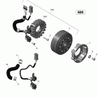 MXZ TNT & Sport 600 XP Магнето
