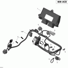 MXZ TNT 600ACE LFF Жгут проводов и электрический блок