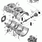 MXZ XRS 600HOETEC Картер и водяной насос