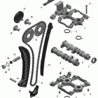 Skandic SWT 600 ACE DOHC (4-strokes) Распредвал и цепь