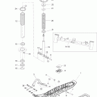 Skandic SWT 600 ACE DOHC (4-strokes) Передняя подвеска и лыжи