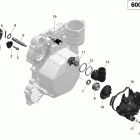 Skandic SWT 600 ACE DOHC (4-strokes) Система охлаждения двигателя