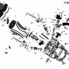 Skandic SWT V800 YetiII Головка цилиндров передняя часть