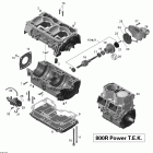 Summit SPORT 800R P-TEK Картер , водяной и масляный насос