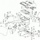 Z 370 Carburetor, fuel pump, and air silencer assembly