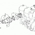 Z 440 SNO-PRO Впускной коллектор