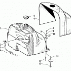 Z 440 SNO-PRO Gas tank and cover