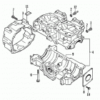 ZL 600 EFI S/N < 9915688 Блок цилиндров