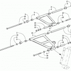 ZL 600 EFI S/N 9915688 AND UP Подвеска передняя