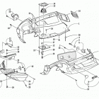 ZL 600 EFI S/N 9915688 AND UP Обтекатель и передний бампер