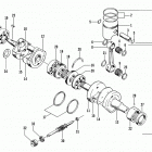 ZL 600 EFI S/N 9915688 AND UP Поршень и коленвал