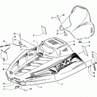EXT 580 EFI DLX Капот и ветровое стекло