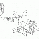 JAG 440 Dropcase chain tension assembly