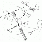 POWDER SPECIAL 600 EFI Shock absorber and sway bar assemblies