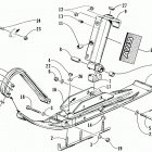 THUNDERCAT Ski and spindle assembly (0603-668)
