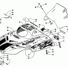 ZR 600 EFI LE XC Капот и ветровое стекло