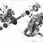 Outlander 500EFI STD & XT Выходной вал редуктора