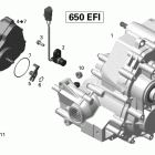 Outlander MAX 650EFI STD,  XT & XT-P Коробка передач в сборе и 4x4 actuator