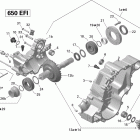Outlander MAX 650EFI STD,  XT & XT-P 01- gear box output shaft _2vca model