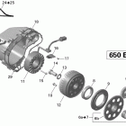 Outlander MAX 650EFI STD,  XT & XT-P 03- magneto and electric starter _2vca model