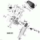 Outlander MAX 800REFI LTD Головка цилиндров задняя часть
