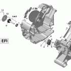 Outlander MAX 800REFI STD,  XT & XT-P Система охлаждения двигателя