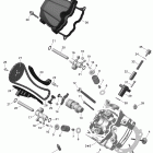 Outlander STD, XT, 800R EFI Головка цилиндров передняя часть