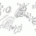 TRV 700 Cruiser Крышки сцепления ,ремня и магнето