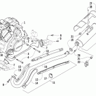 TRV 700 GT Двигатель и глушитель