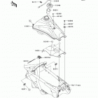KFX450R (KSF450-BDF) ТОПЛИВНЫЙ БАК