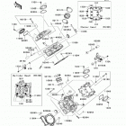 Brute Force 750 4x4i EPS (KVF750-JCF) ГОЛОВКА ЦИЛИНДРА