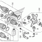 TRX420FPE Front knuckle (4wd)